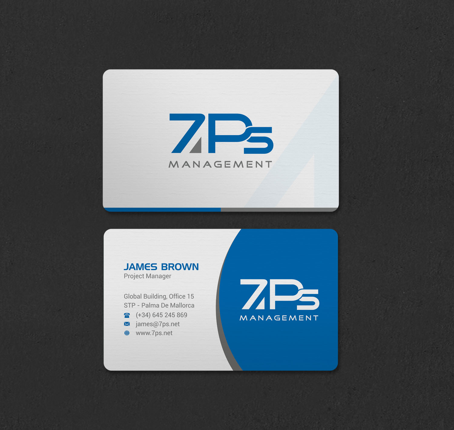 Business Card Design by INDIAN_Ashok for E-Touch Baleares SL B57835530 - Edif. RS Global - Oficina 15 - STP Muelle Viejo, Espigón Exterio | Design #30091786