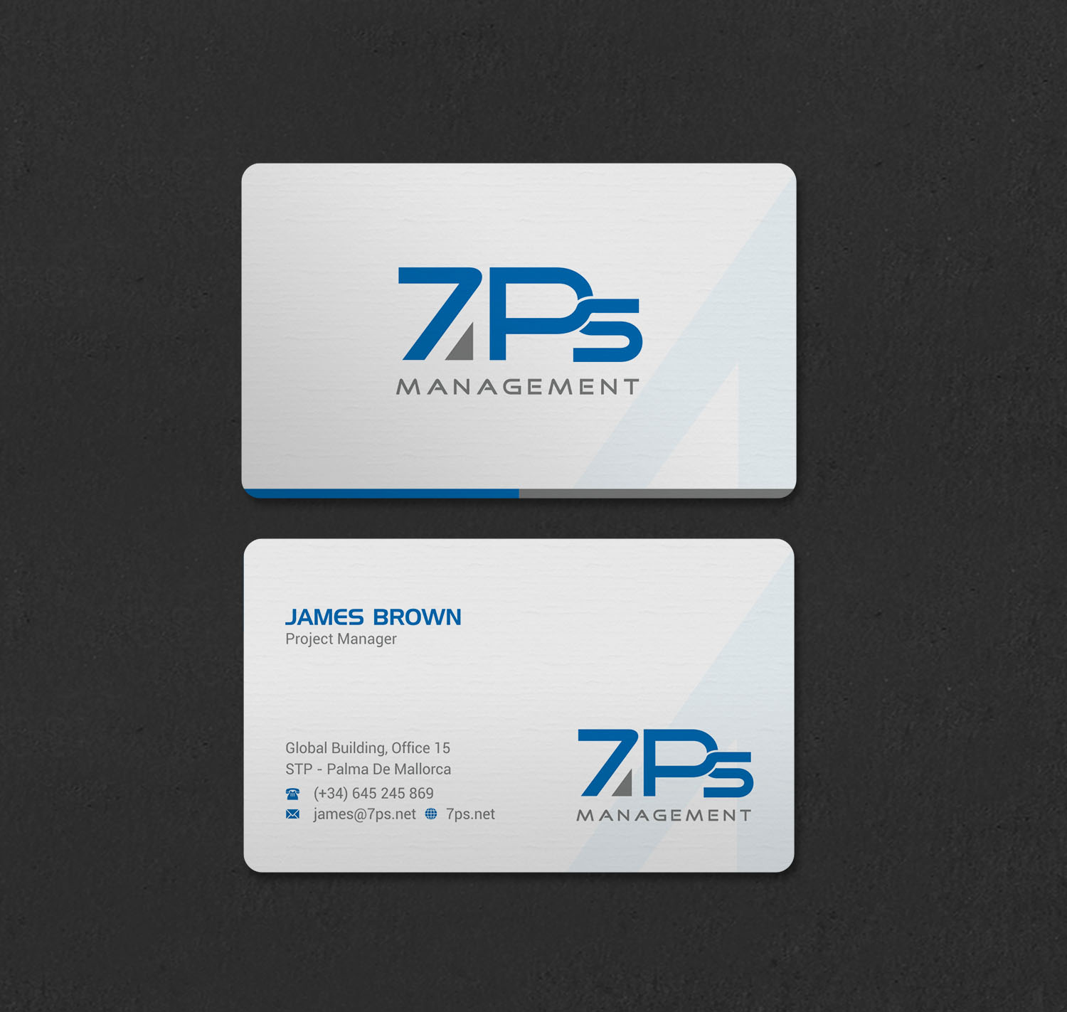 Business Card Design by INDIAN_Ashok for E-Touch Baleares SL B57835530 - Edif. RS Global - Oficina 15 - STP Muelle Viejo, Espigón Exterio | Design #30091793