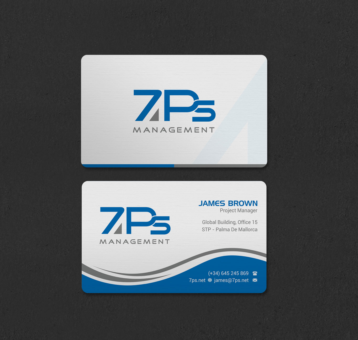 Business Card Design by INDIAN_Ashok for E-Touch Baleares SL B57835530 - Edif. RS Global - Oficina 15 - STP Muelle Viejo, Espigón Exterio | Design #30091820
