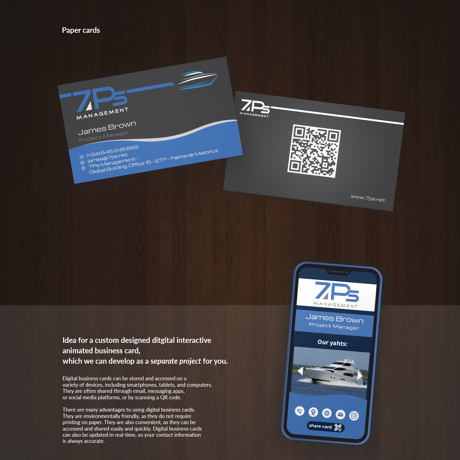Visitenkarten-Design von Anthony für E-Touch Baleares SL B57835530 - Edif. RS Global - Oficina 15 - STP Muelle Viejo, Espigón Exterio | Design #30092417