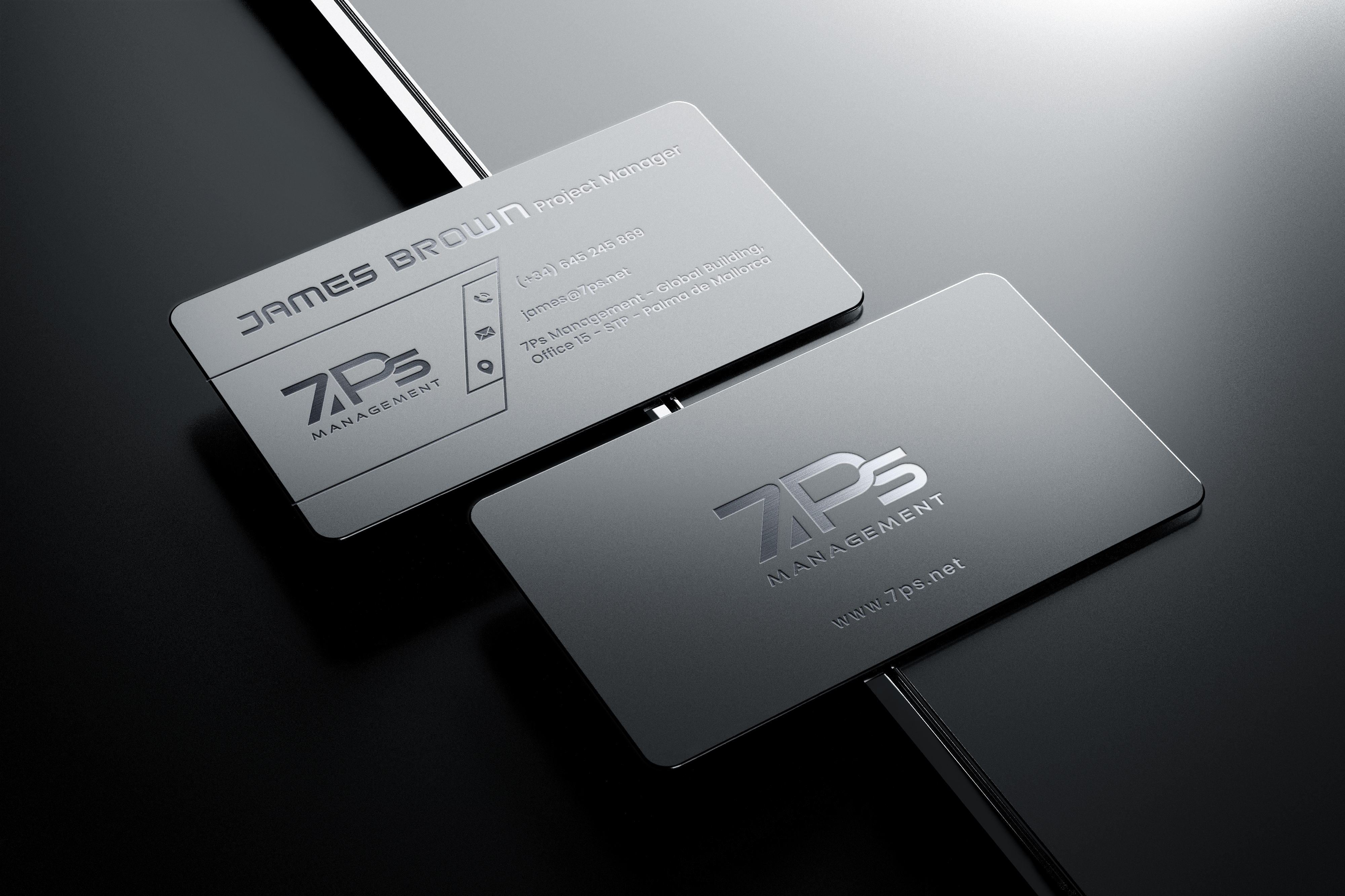 Diseño de Tarjeta de Presentación por debdesign para E-Touch Baleares SL B57835530 - Edif. RS Global - Oficina 15 - STP Muelle Viejo, Espigón Exterio | Diseño #30092442