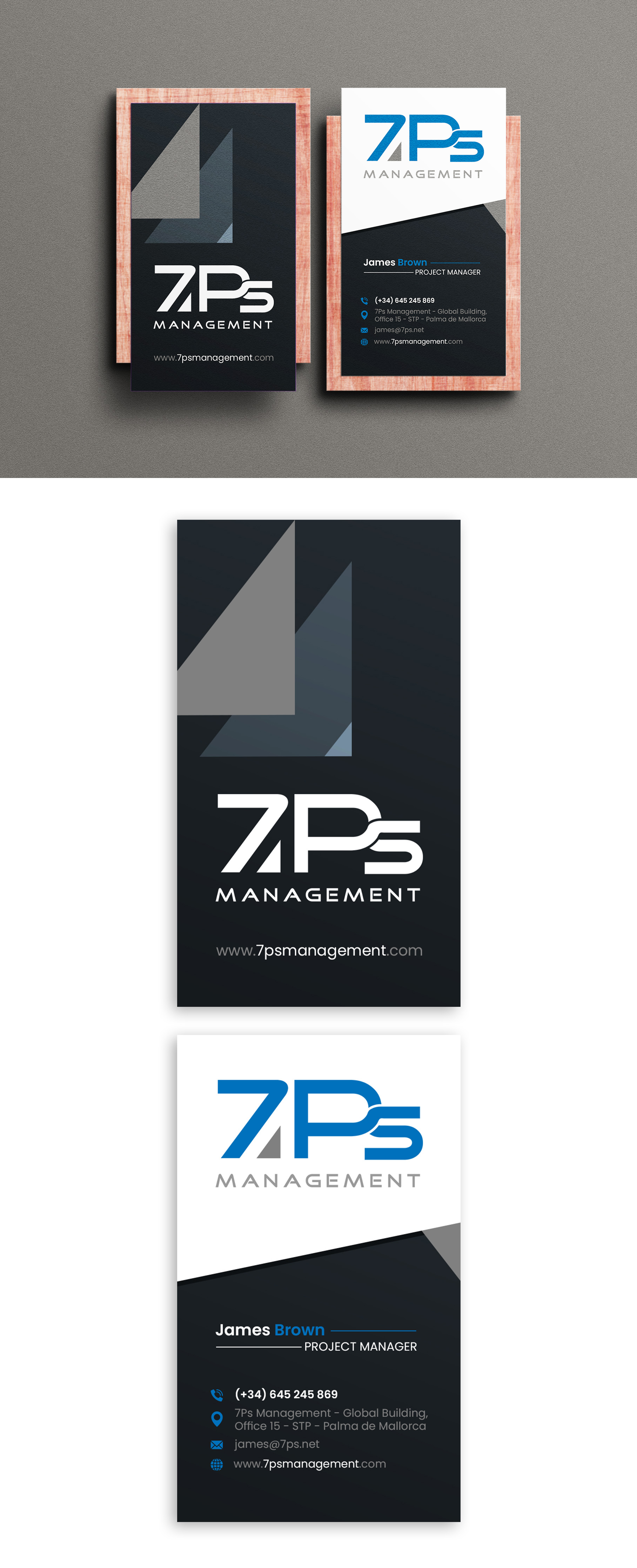 Diseño de Tarjeta de Presentación por debdesign para E-Touch Baleares SL B57835530 - Edif. RS Global - Oficina 15 - STP Muelle Viejo, Espigón Exterio | Diseño #30092471