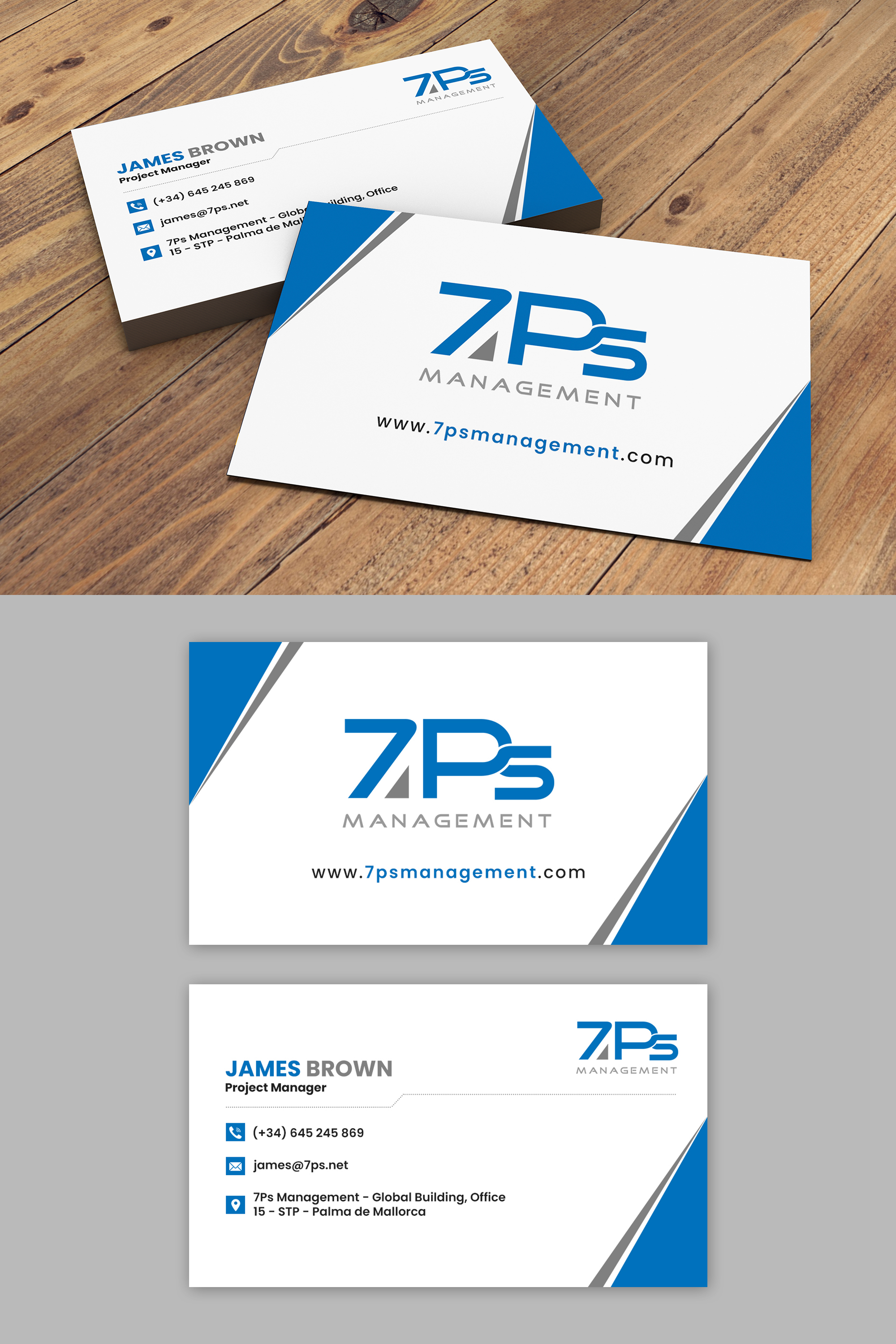 Diseño de Tarjeta de Presentación por debdesign para E-Touch Baleares SL B57835530 - Edif. RS Global - Oficina 15 - STP Muelle Viejo, Espigón Exterio | Diseño #30092577