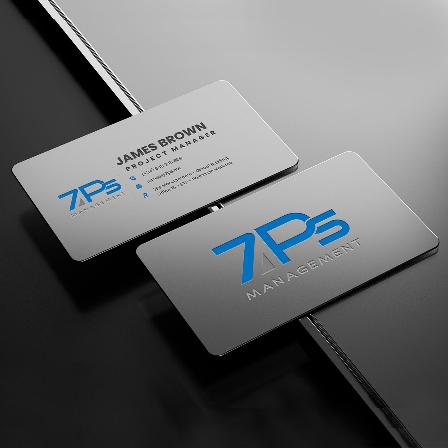 Diseño de Tarjeta de Presentación por debdesign para E-Touch Baleares SL B57835530 - Edif. RS Global - Oficina 15 - STP Muelle Viejo, Espigón Exterio | Diseño #30093408