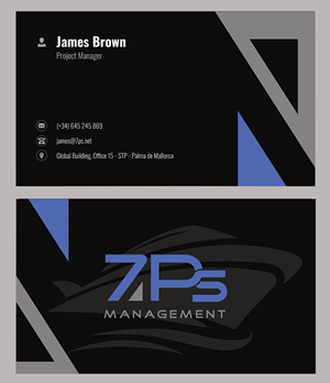 Design de Carte de Visite par zoovdesign pour E-Touch Baleares SL B57835530 - Edif. RS Global - Oficina 15 - STP Muelle Viejo, Espigón Exterio | Design : #30099886