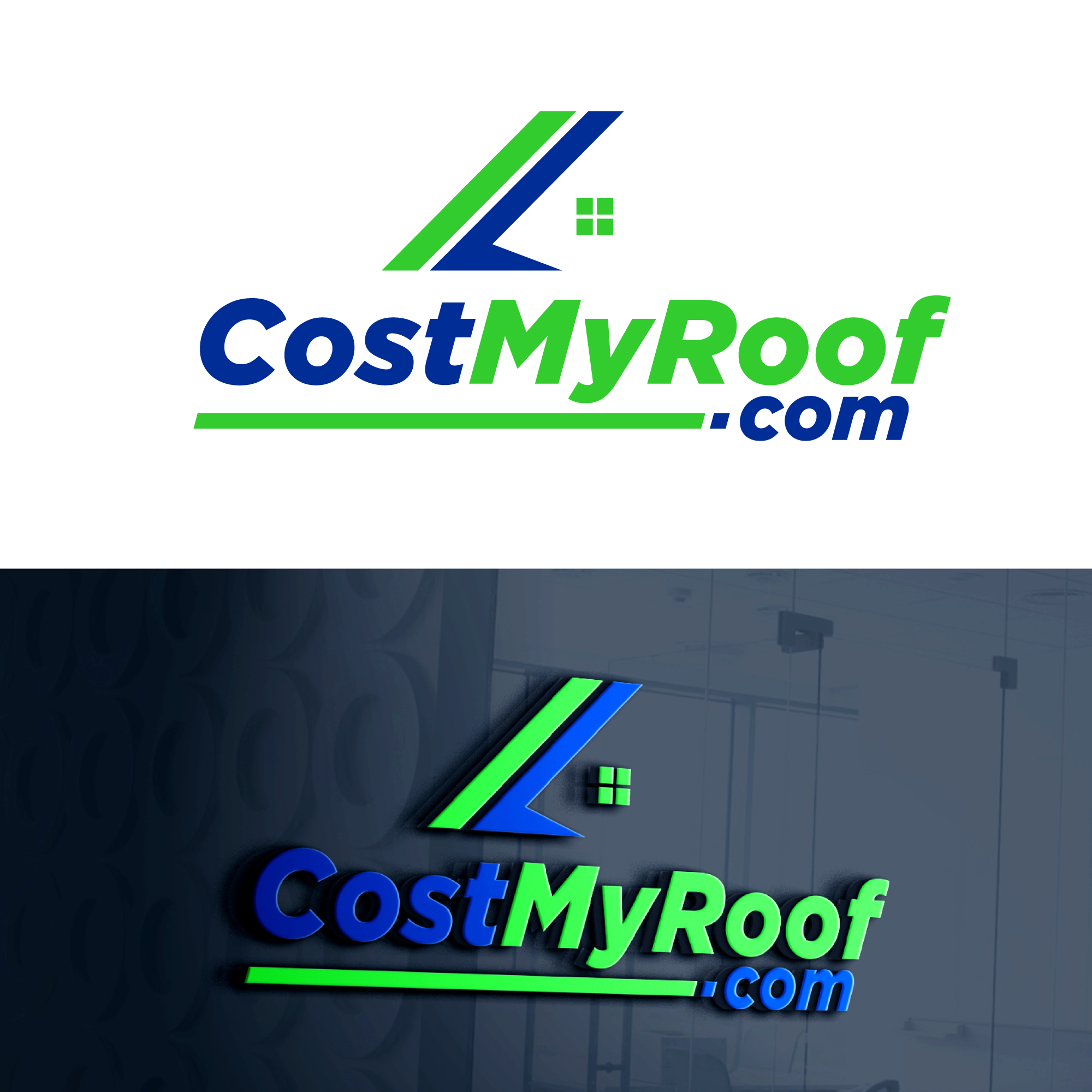 Logo-Design von UMBRA Designs für Eustis Roofing  | Design #30119134