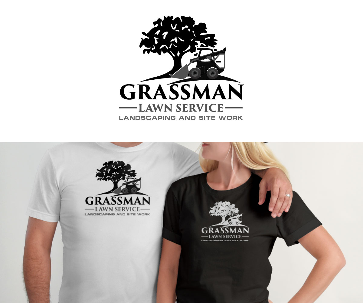 Logo Design by Farhad Kreative for Grassman Lawn Service | Design #30093209