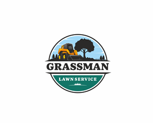 Logo Design by mazyo2x for Grassman Lawn Service | Design: #30088511