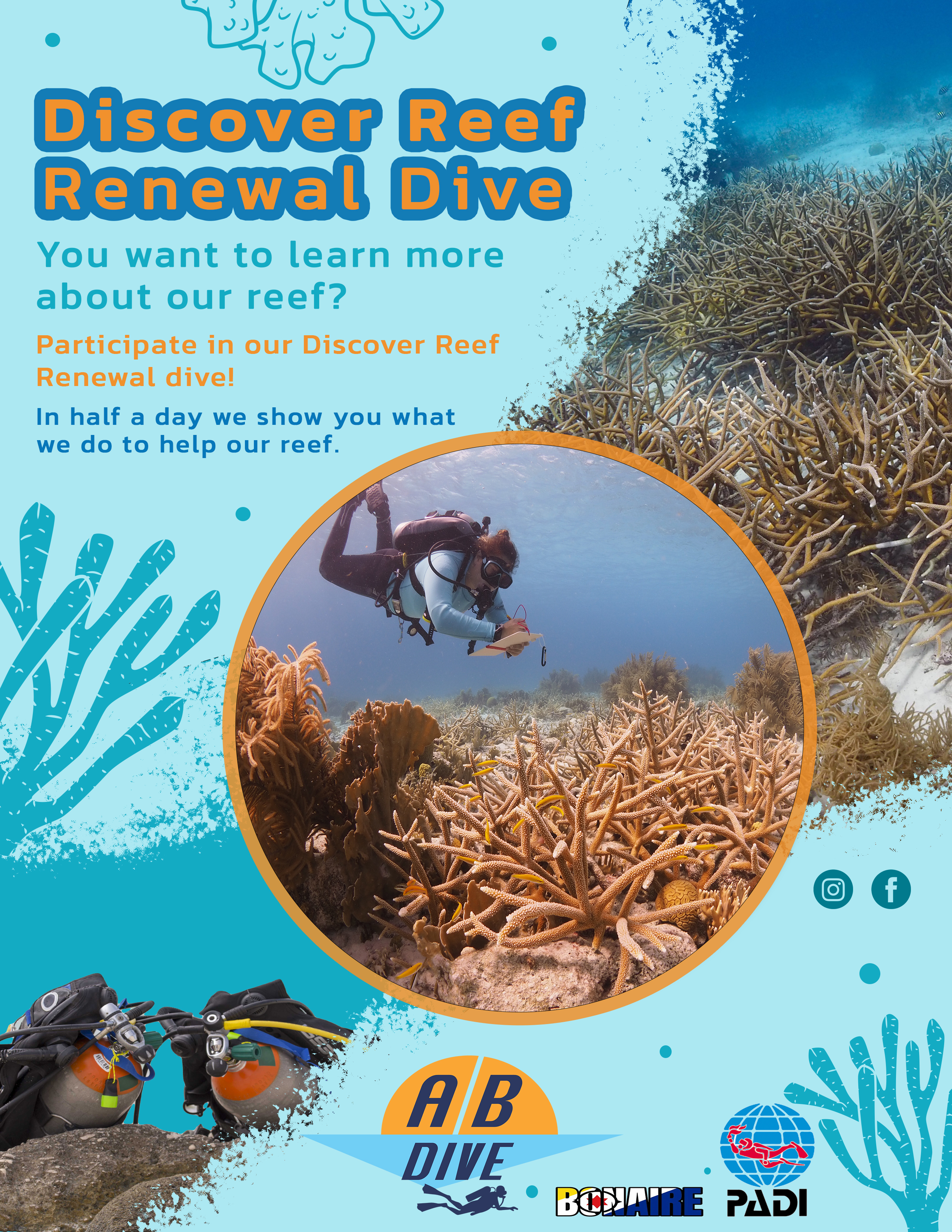 Flyer Design by RAJU for AB Dive | Design #30108838