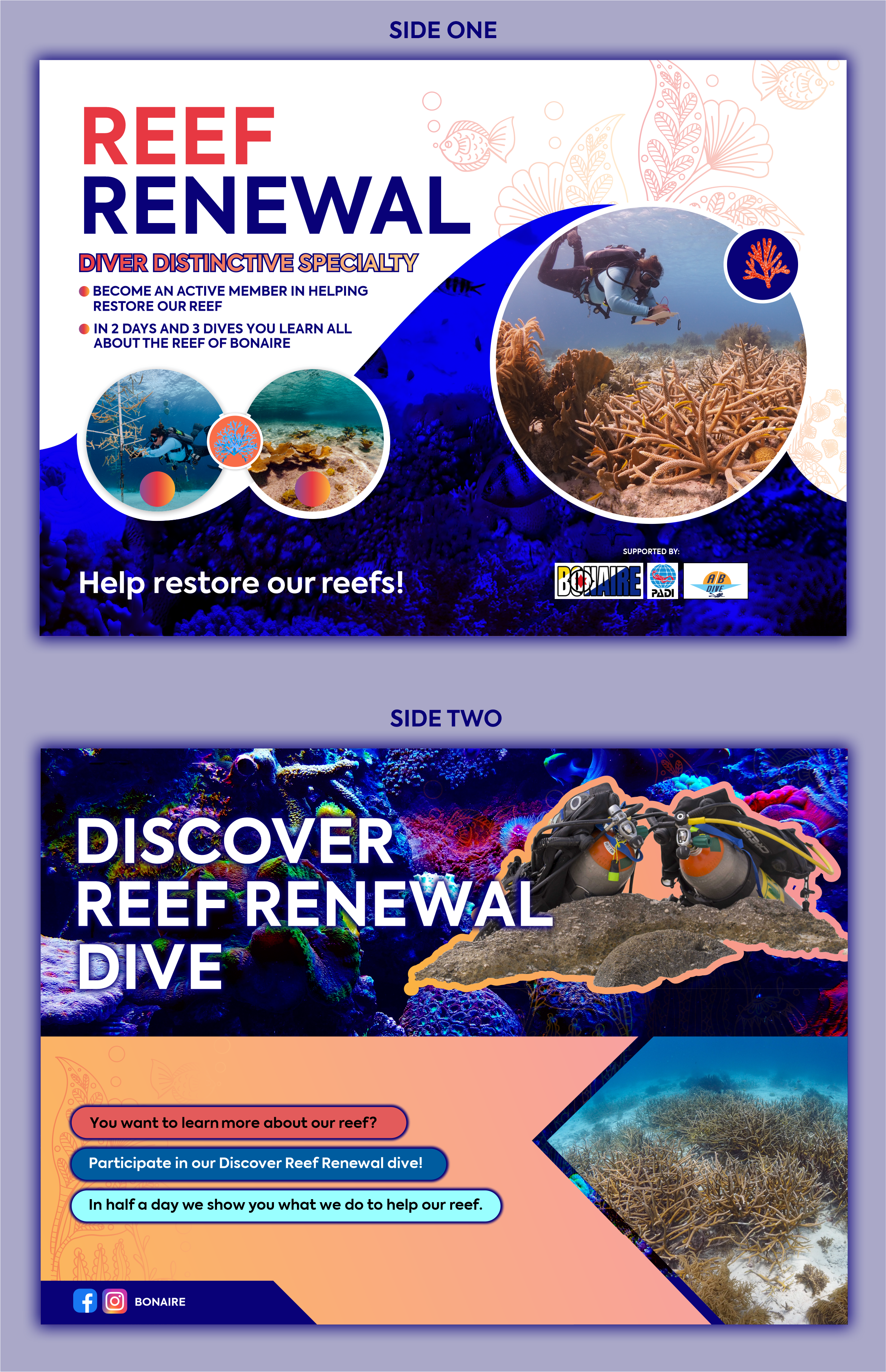 Flyer Design by Excellar Hub for AB Dive | Design #30109441