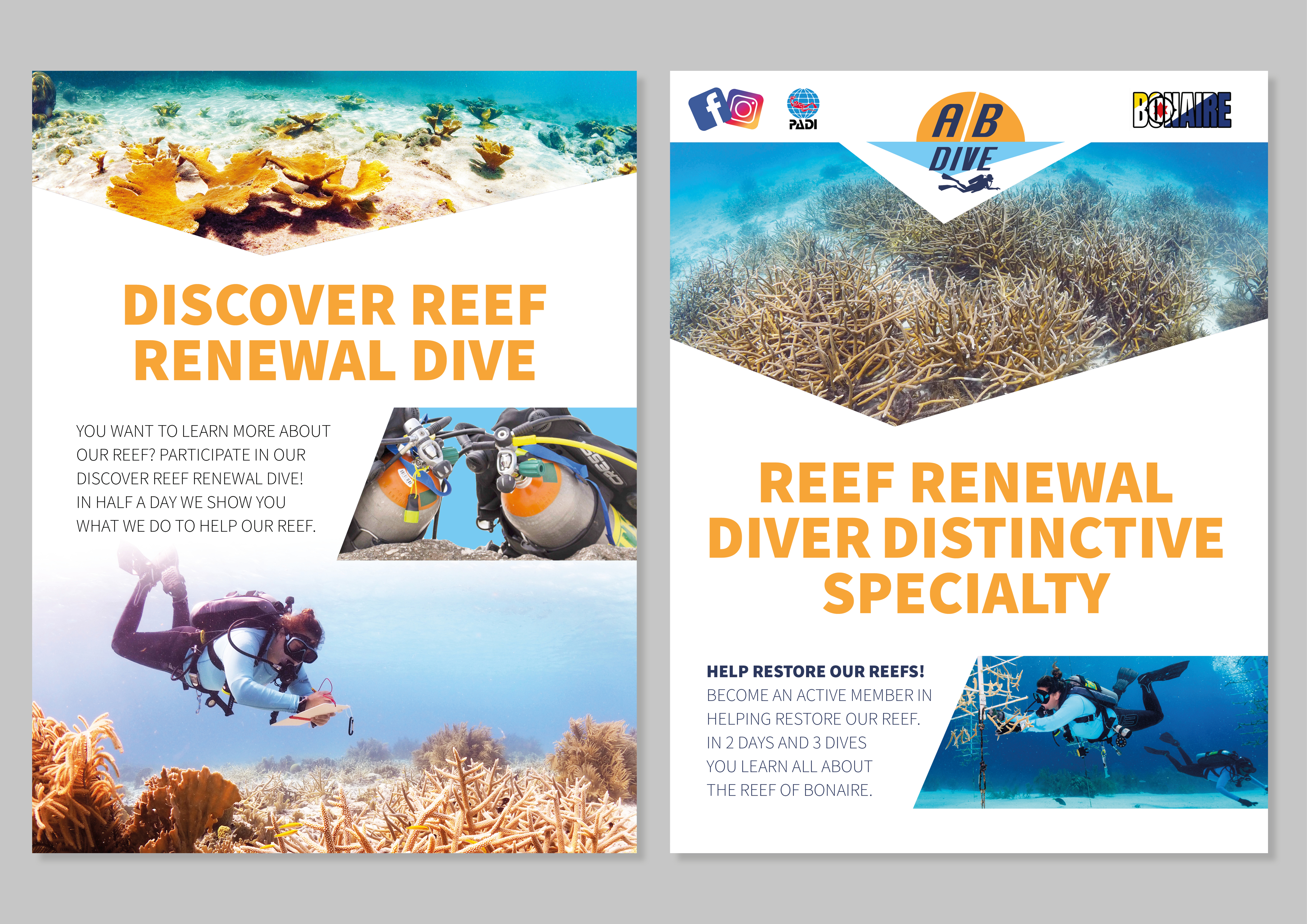 Design de Flyer par MarkoE pour AB Dive | Design #30096839