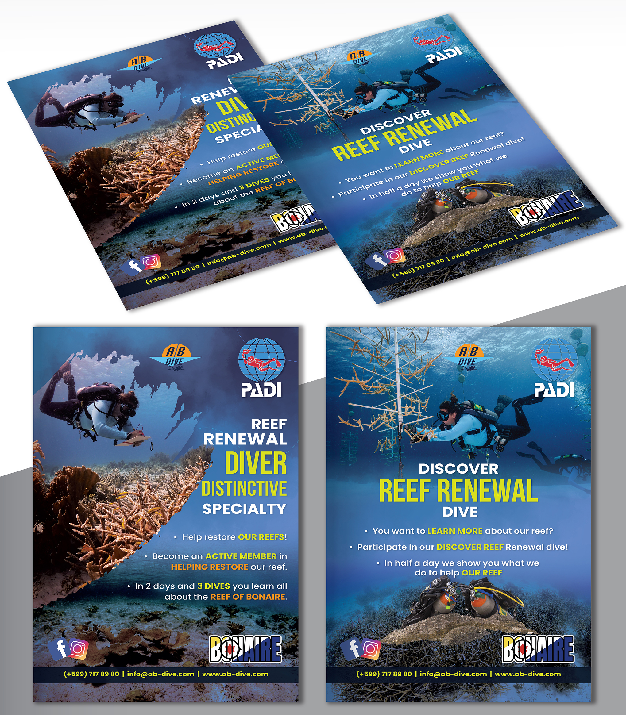 Flyer Design by creativemood438 for AB Dive | Design #30098146