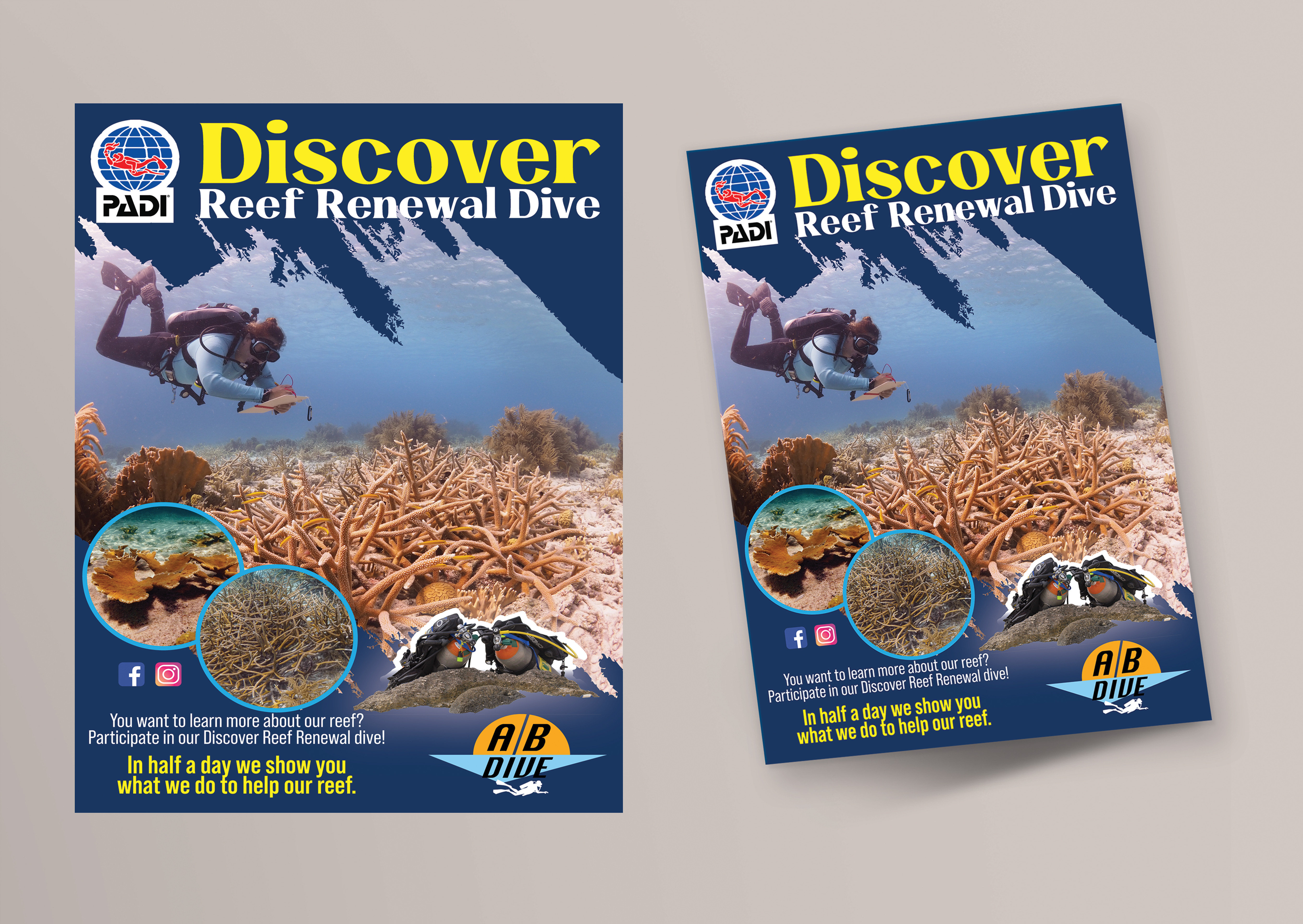 Flyer-Design von Impressive Solutions für AB Dive | Design #30096514