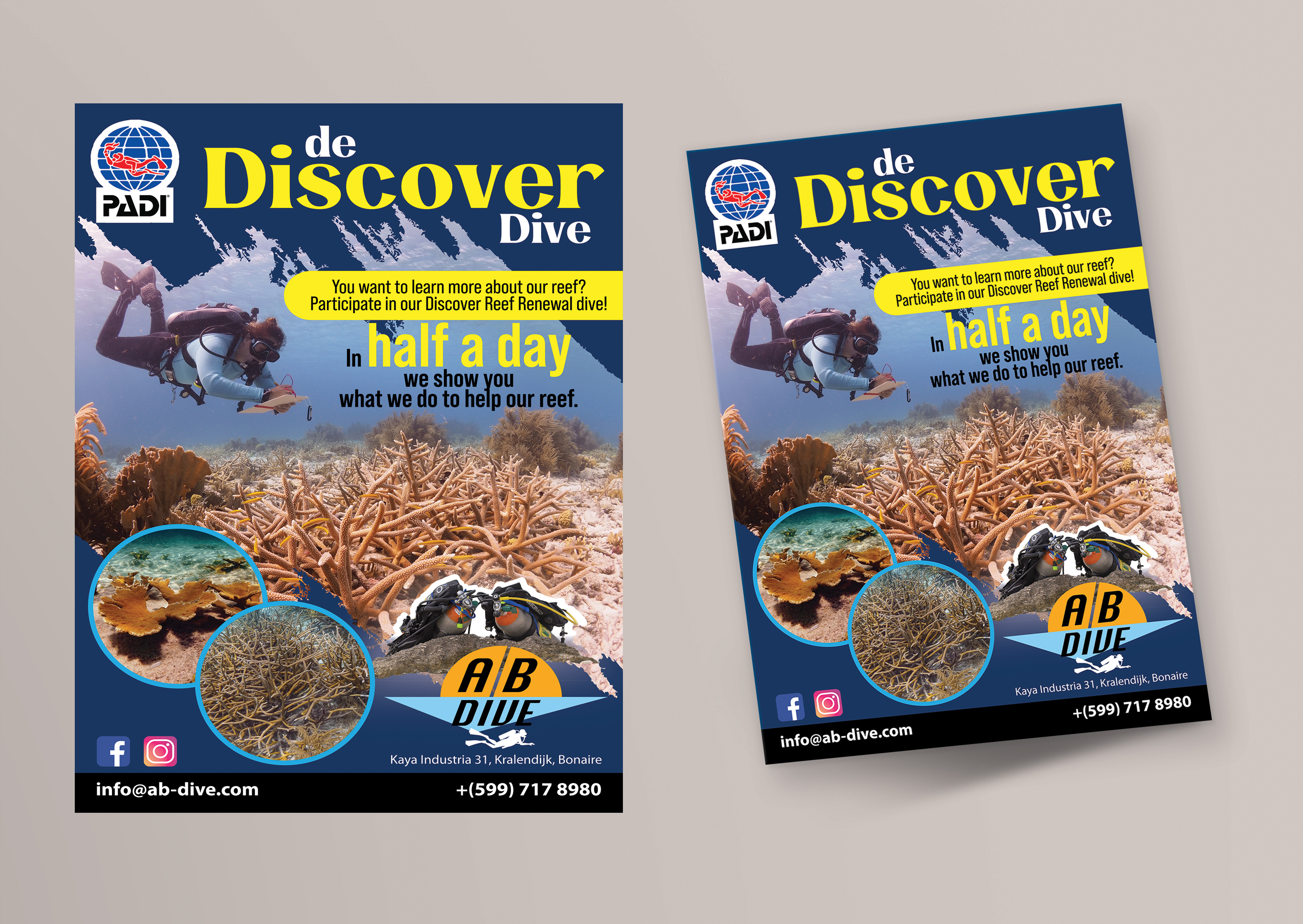 Flyer-Design von Impressive Solutions für AB Dive | Design #30098137