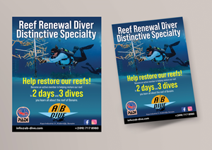 Flyer Design by Impressive Solutions for AB Dive | Design: #30098139