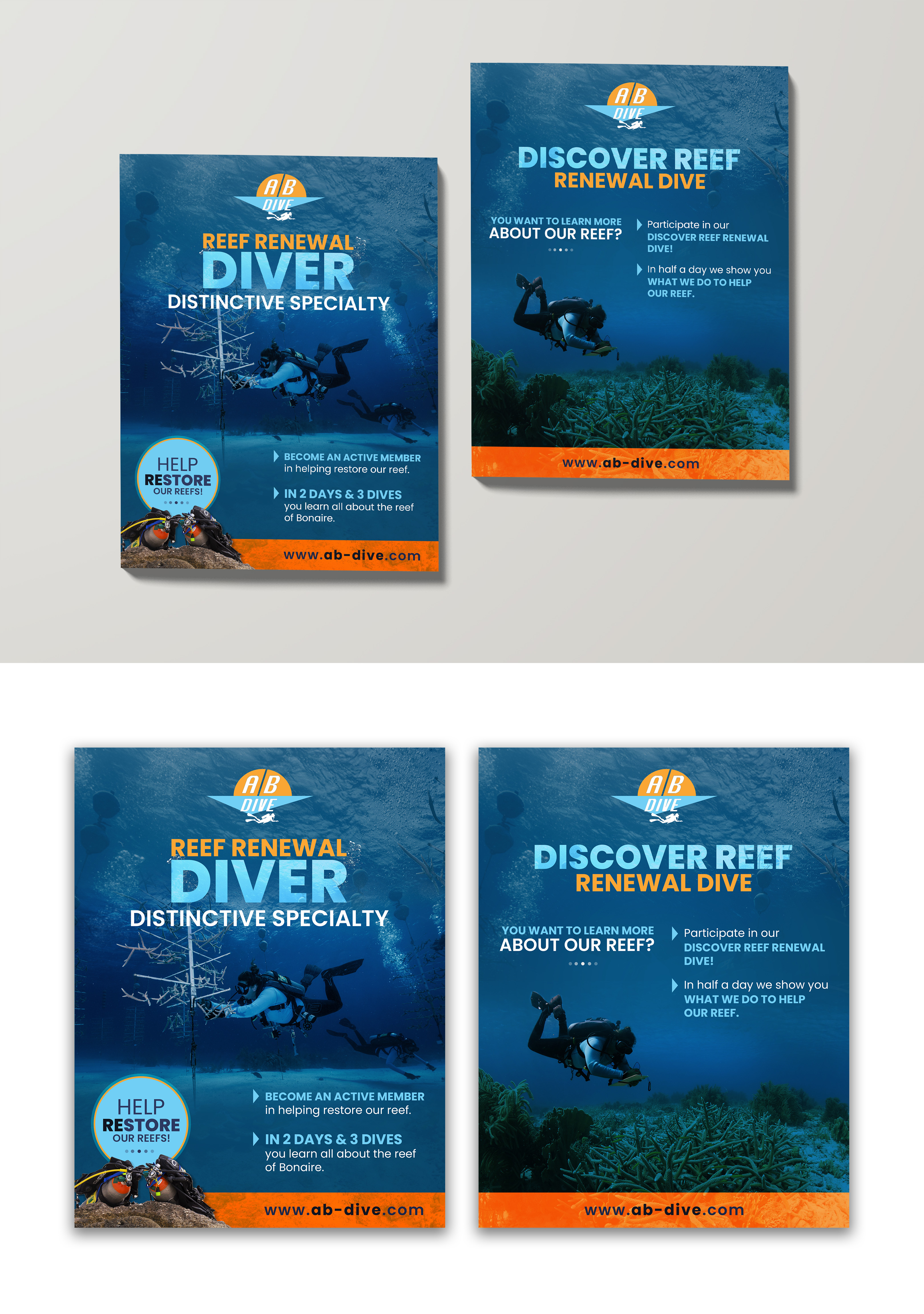 Flyer Design by debdesign for AB Dive | Design #30092091