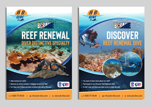 Design de Flyer par ecorokerz pour AB Dive | Design : #30090202