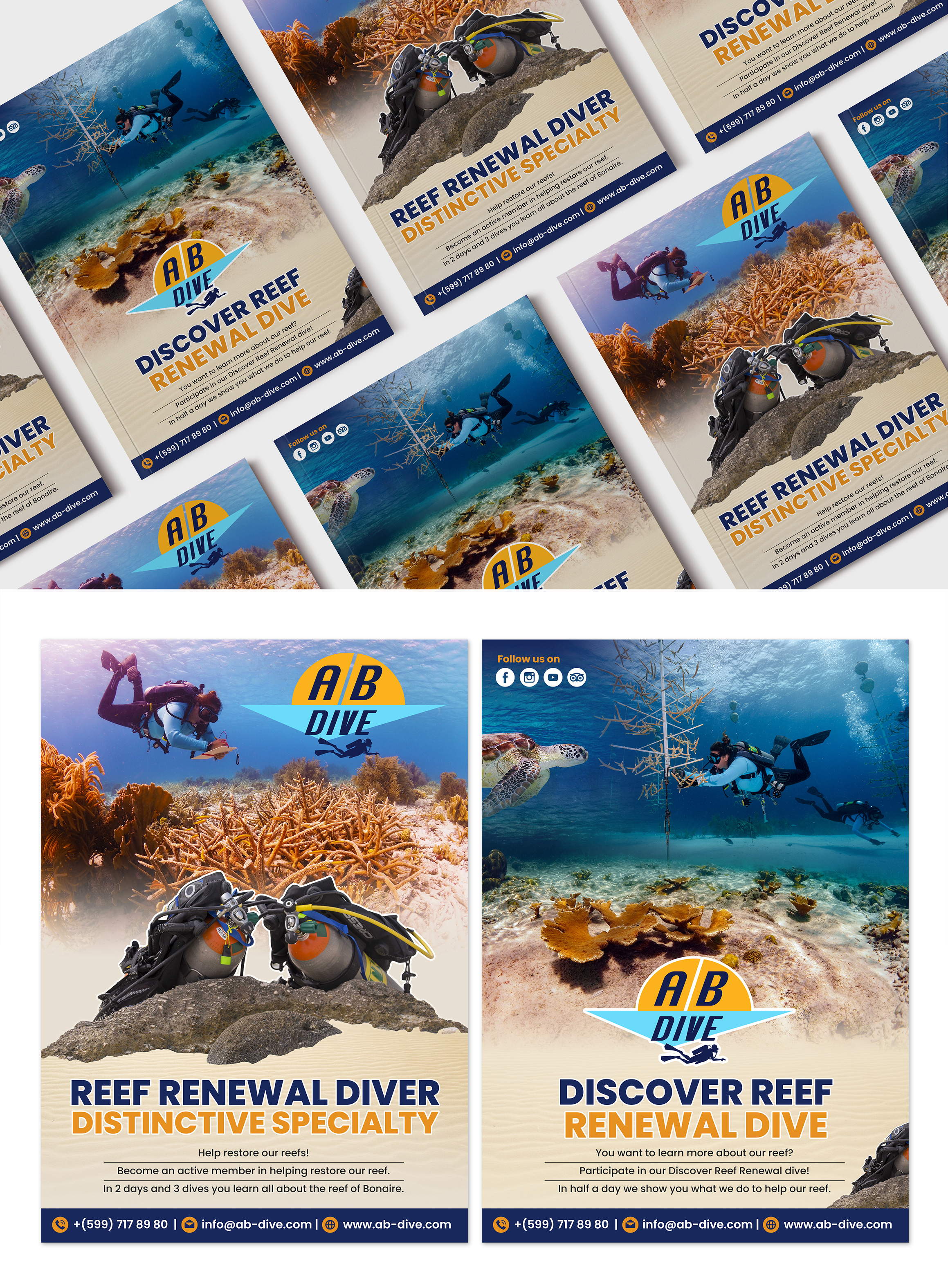 Design de Flyer par SAI DESIGNS pour AB Dive | Design #30091309