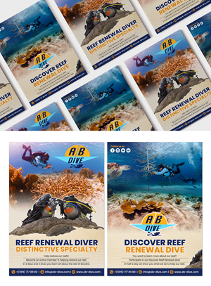 Design de Flyer par SAI DESIGNS pour AB Dive | Design : #30091309