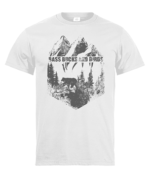 T-shirt Design by Johncina for Bass, Bucks, And Birds | Design: #30149950