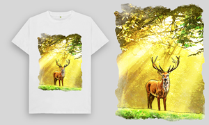 T-shirt Design by Tsvetan Alexandrov for Bass, Bucks, And Birds | Design: #30161949