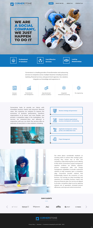 Web Design by pb for this project | Design #30100142