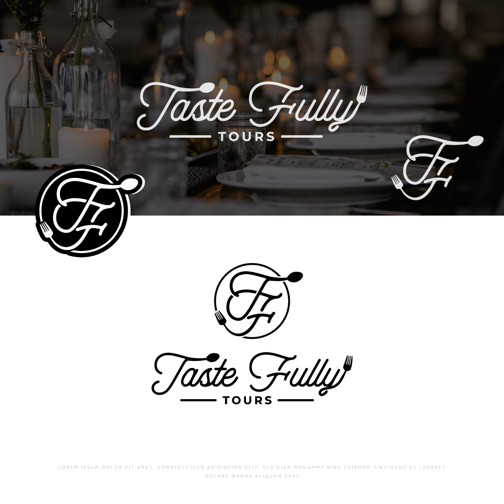 Logo Design by Amethystica for Taste Fully Tours | Design #30106480
