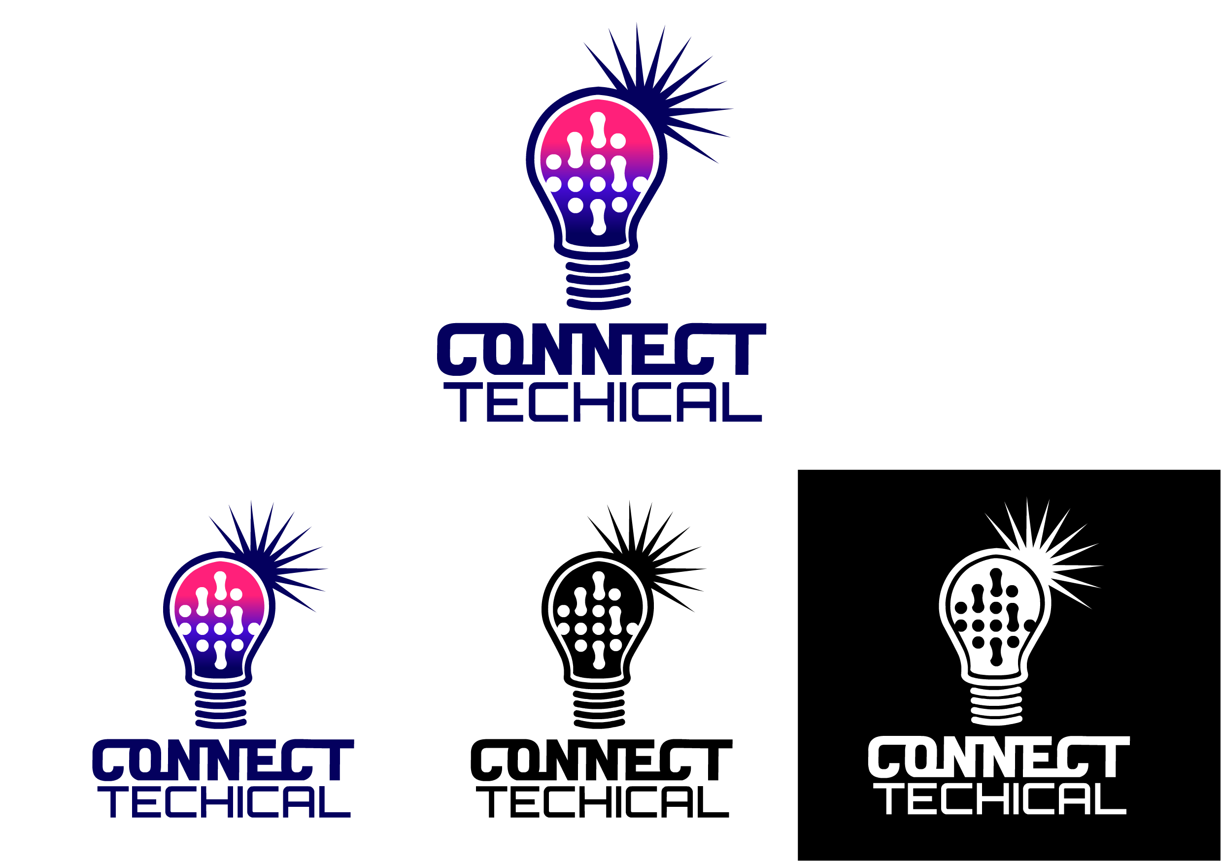 Logo Design by Khuz for Connect Technical | Design #30104813
