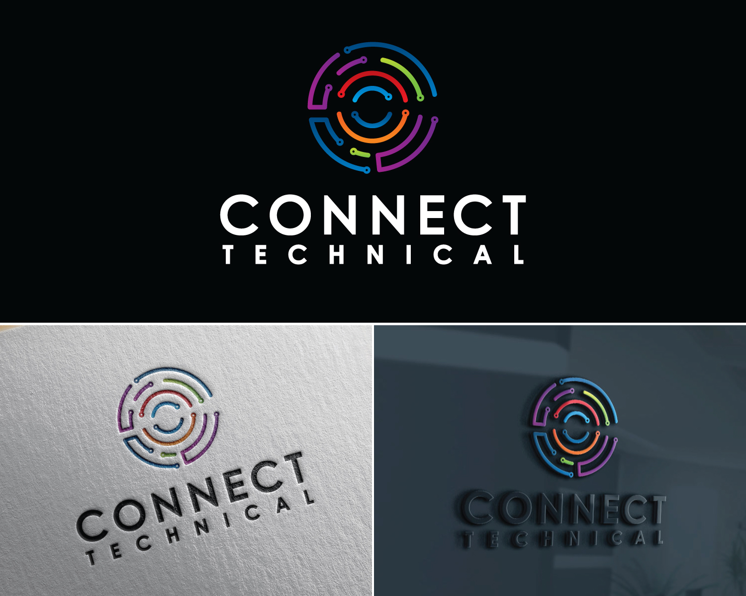 Logo Design by Atec for Connect Technical | Design #30116954