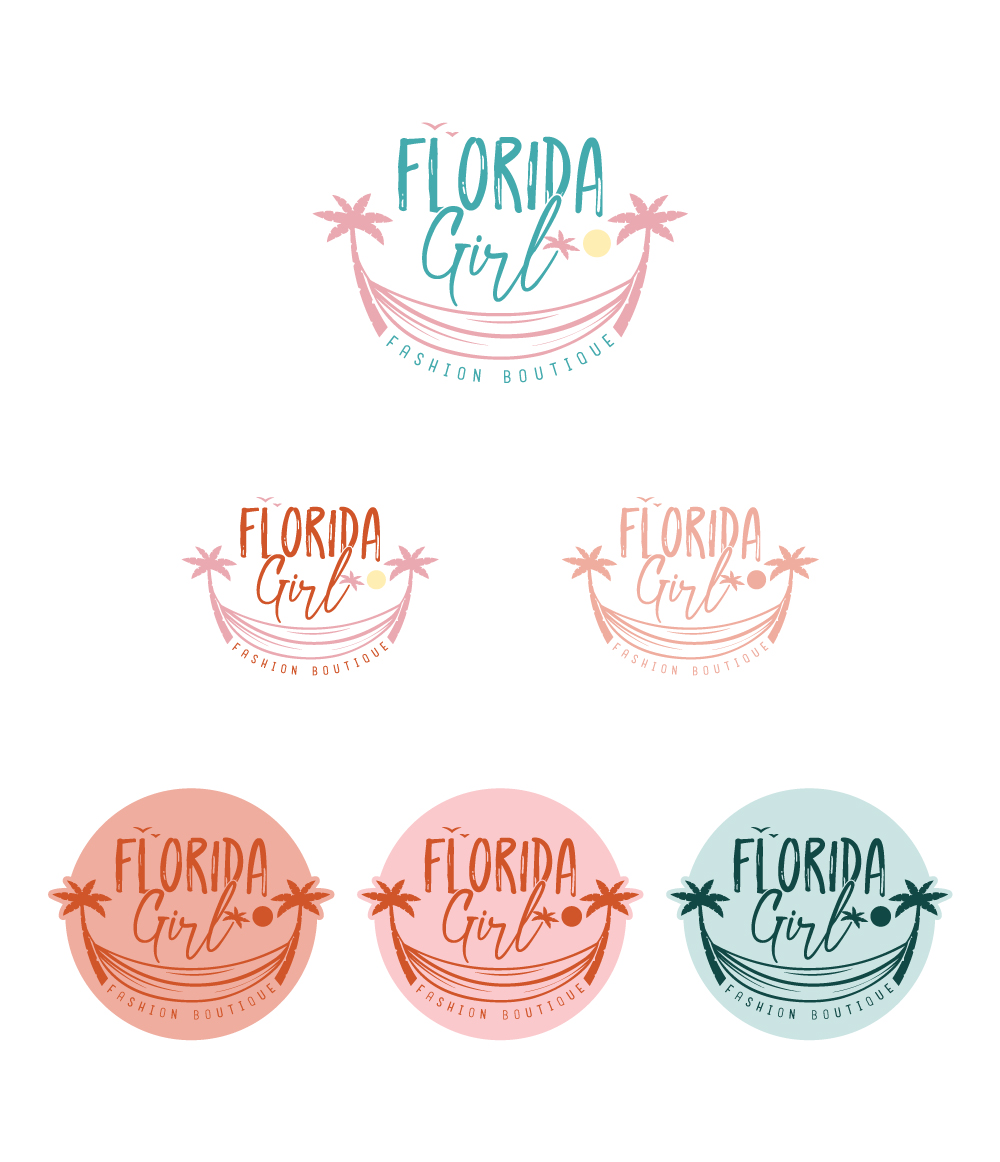 Logo Design by Daisy Graphics for Florida Girl Fashion Boutique | Design #30119676