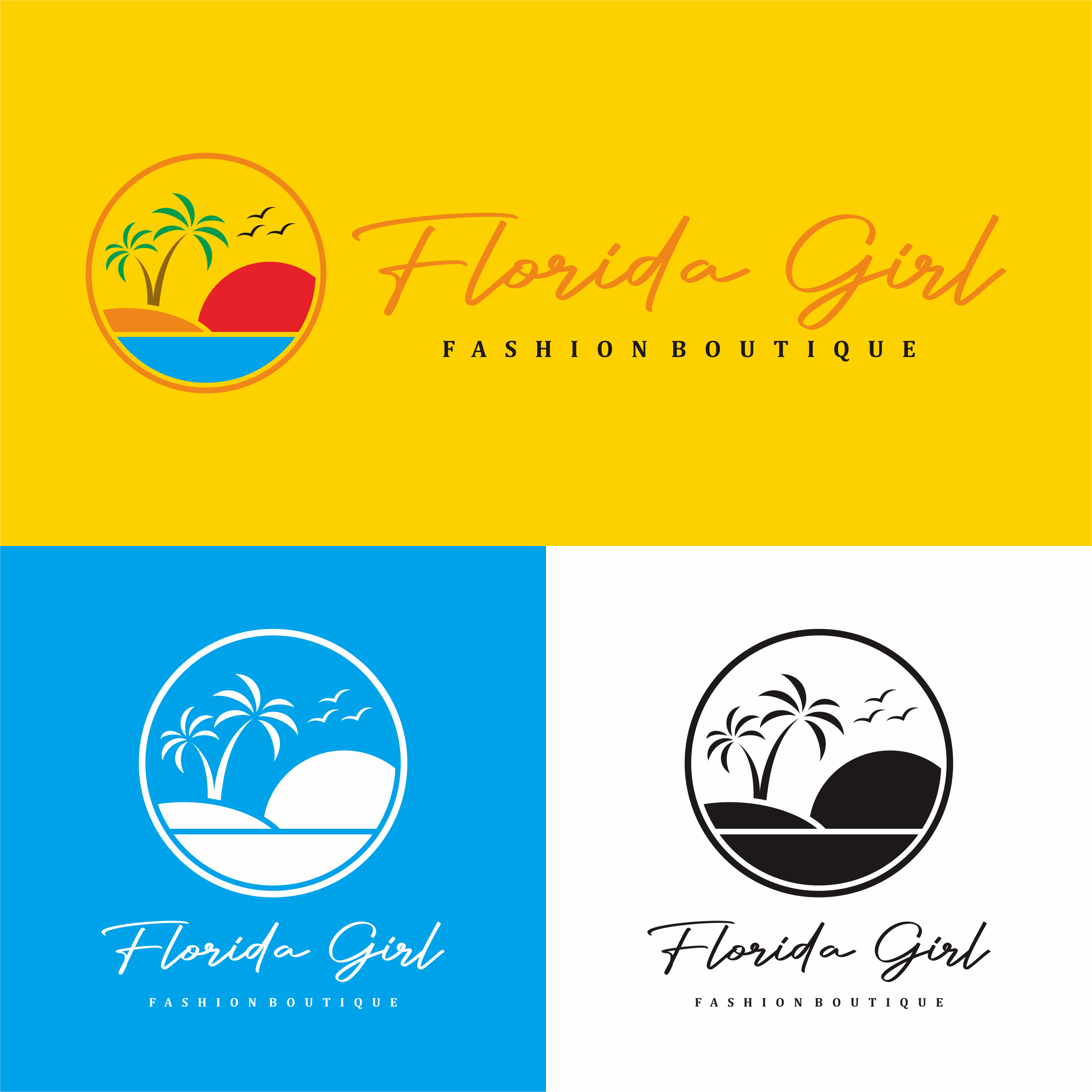 Diseño de Logo por NJK Studio para Florida Girl Fashion Boutique | Diseño #30117666