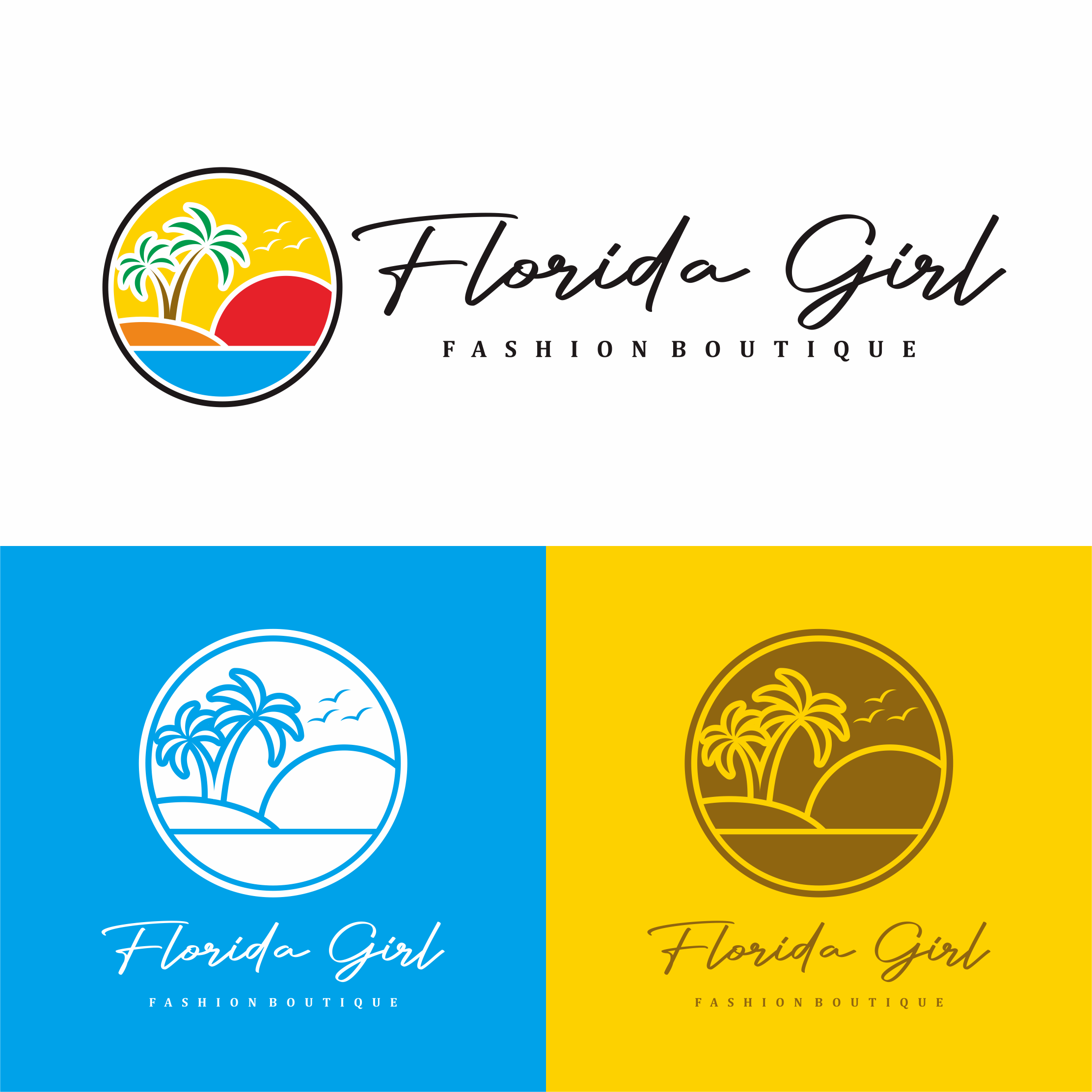 Diseño de Logo por NJK Studio para Florida Girl Fashion Boutique | Diseño #30117674