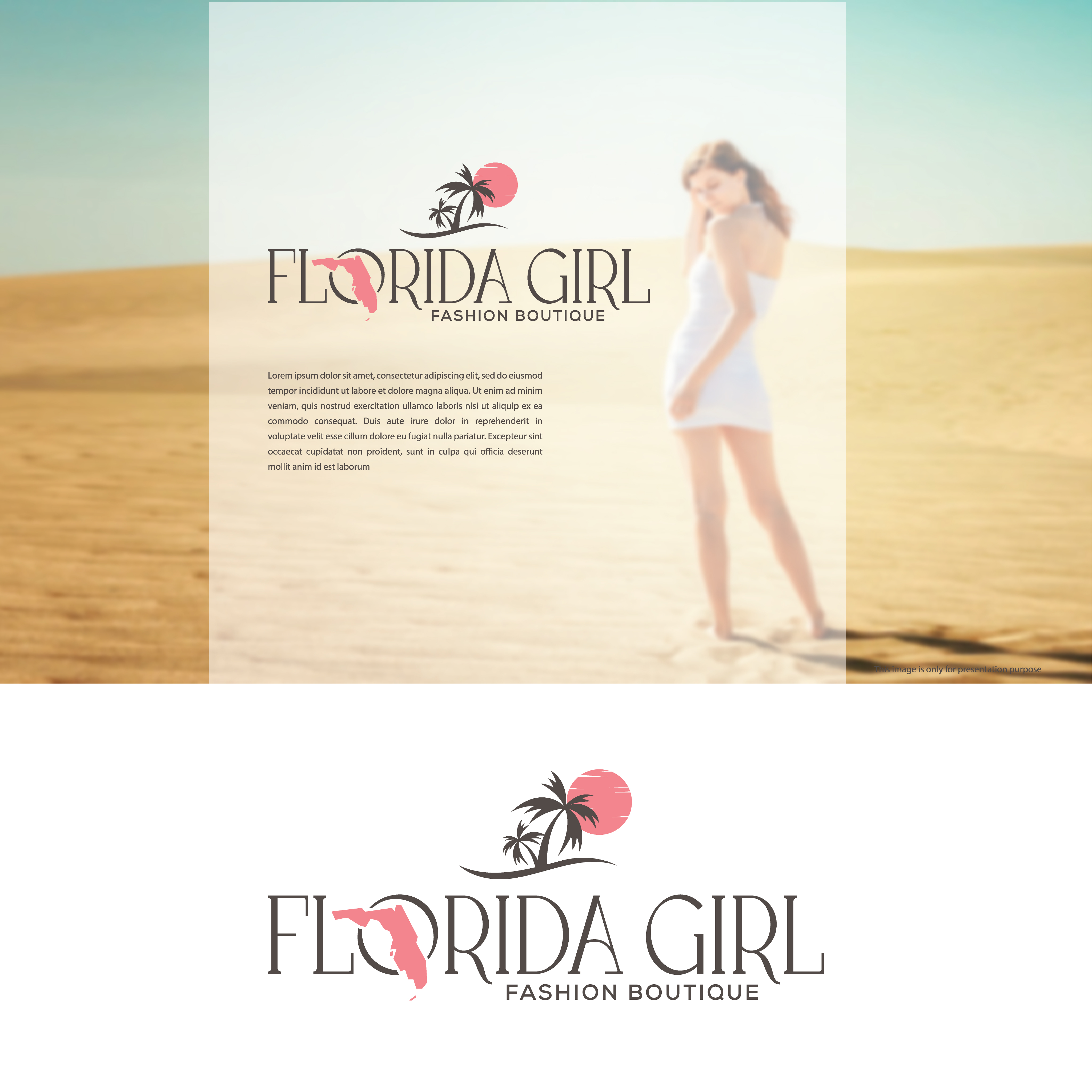 Logo Design by Design Element for Florida Girl Fashion Boutique | Design #30129140