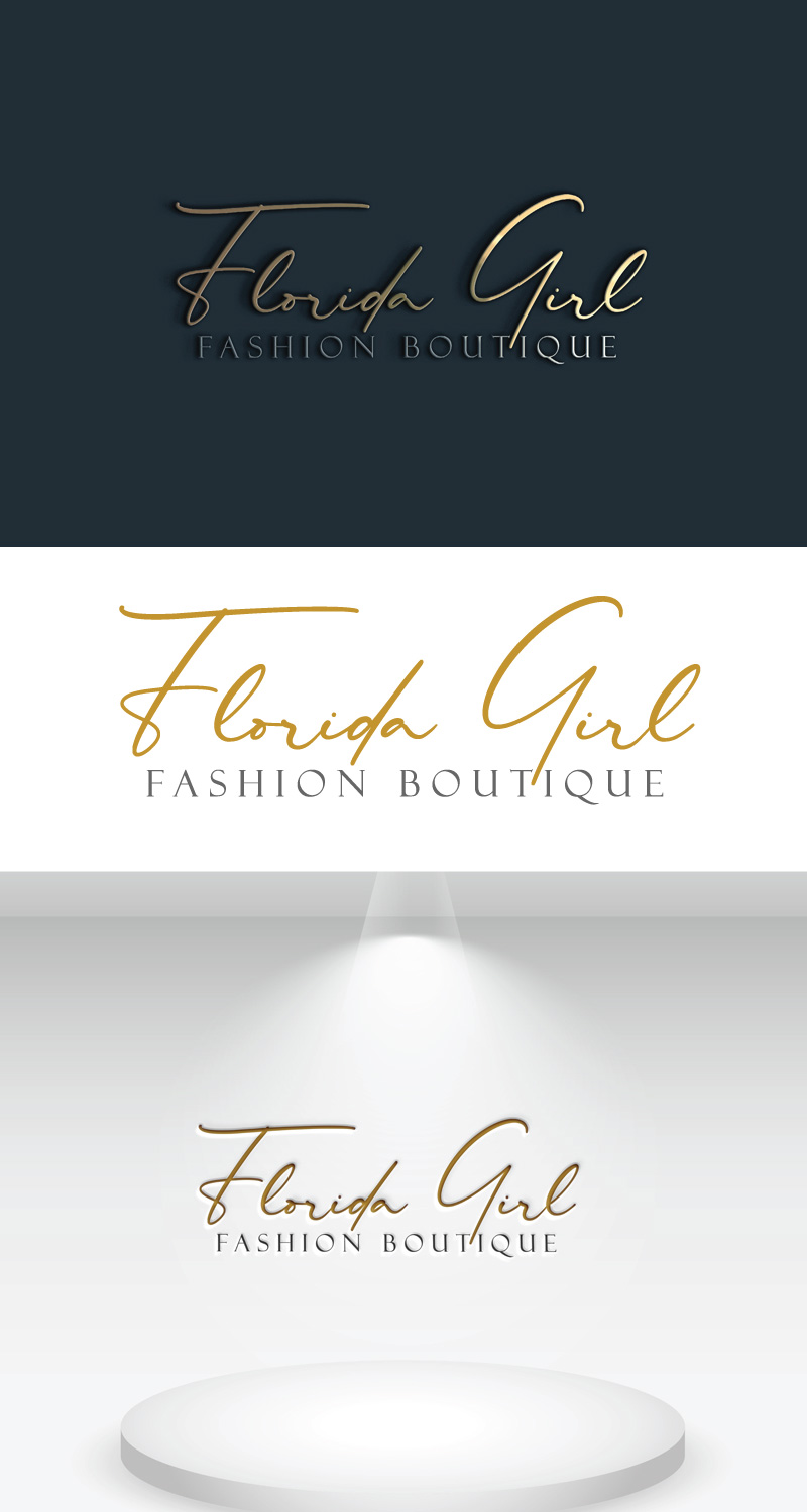 Logo Design by UmmeDesign for Florida Girl Fashion Boutique | Design #30093599