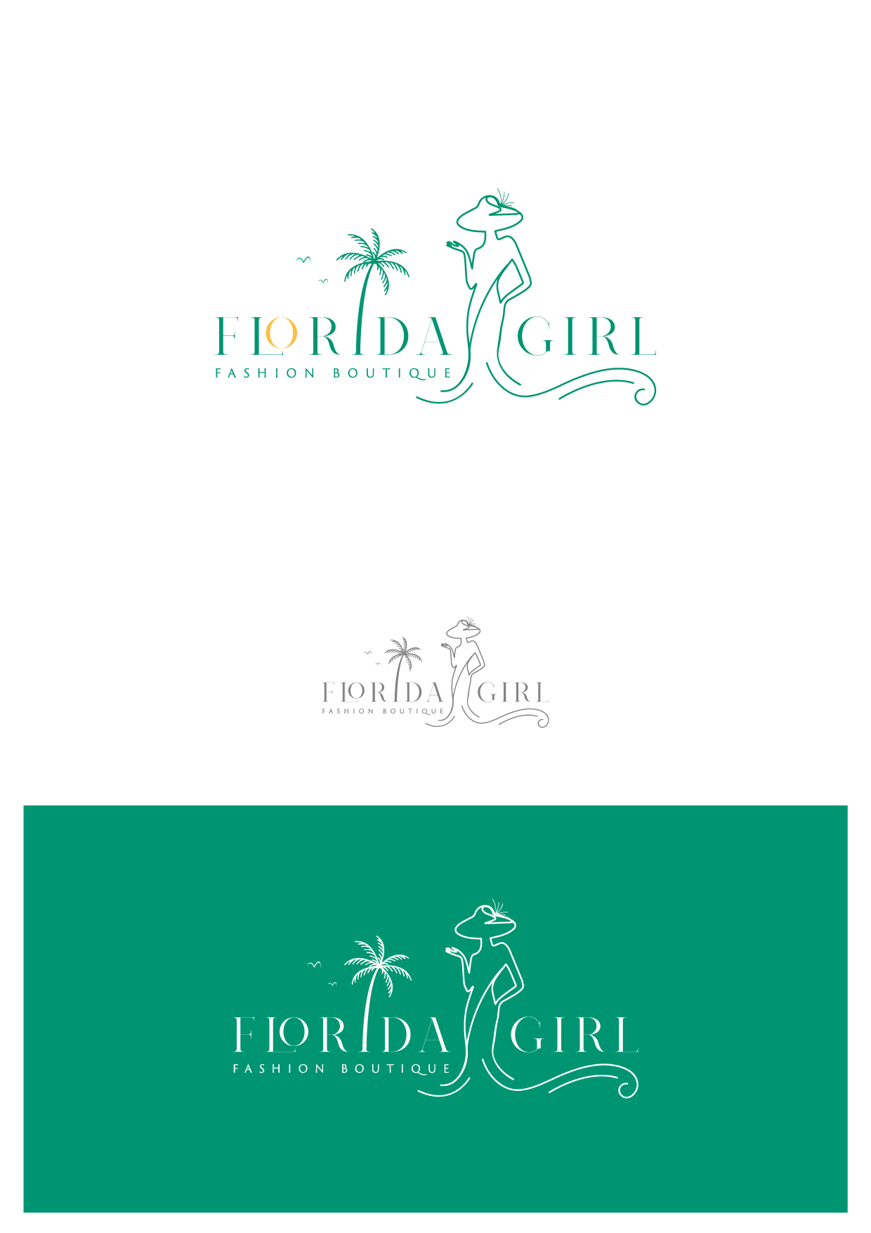 Logo Design by ashantha for Florida Girl Fashion Boutique | Design #30108628