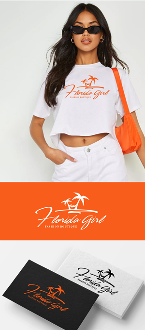 Logo Design by creative.visuals for Florida Girl Fashion Boutique | Design #30140498