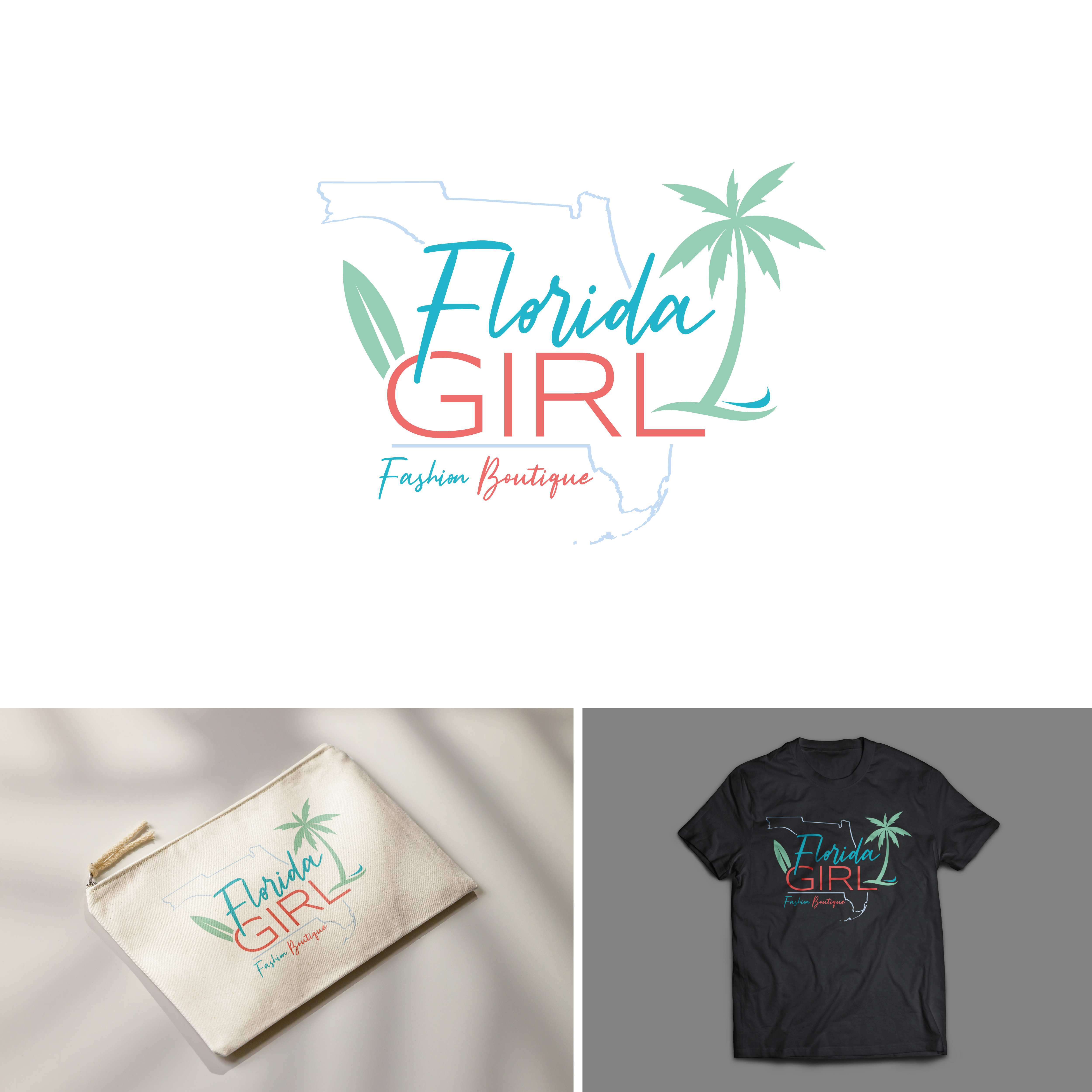 Logo Design by AbhishekkM'24 for Florida Girl Fashion Boutique | Design #30100941