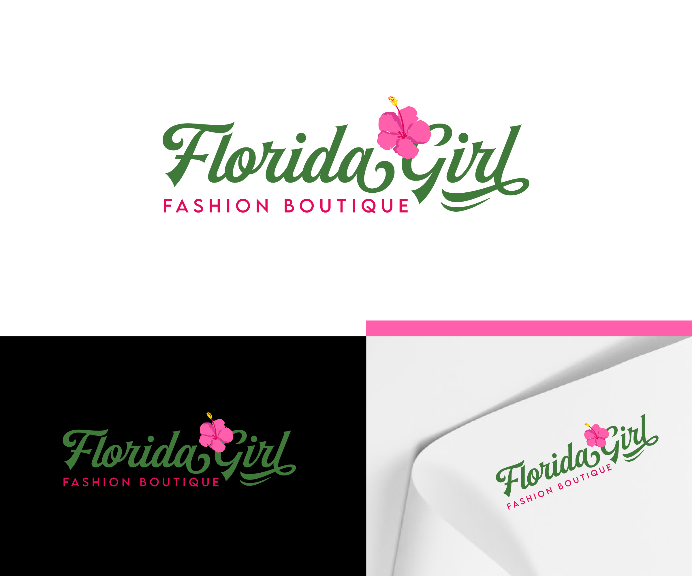 Logo Design by ecorokerz for Florida Girl Fashion Boutique | Design #30096560