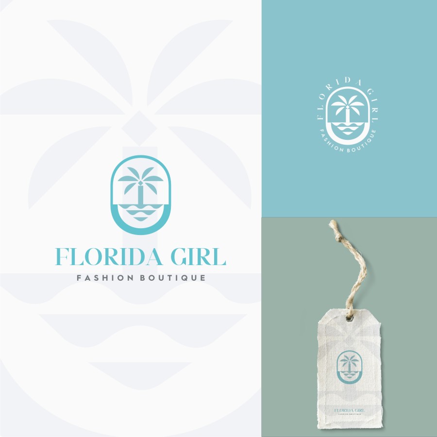 Logo Design by gray mind for Florida Girl Fashion Boutique | Design #30102096