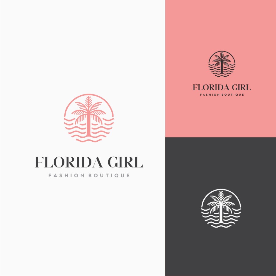 Logo Design by gray mind for Florida Girl Fashion Boutique | Design #30120536