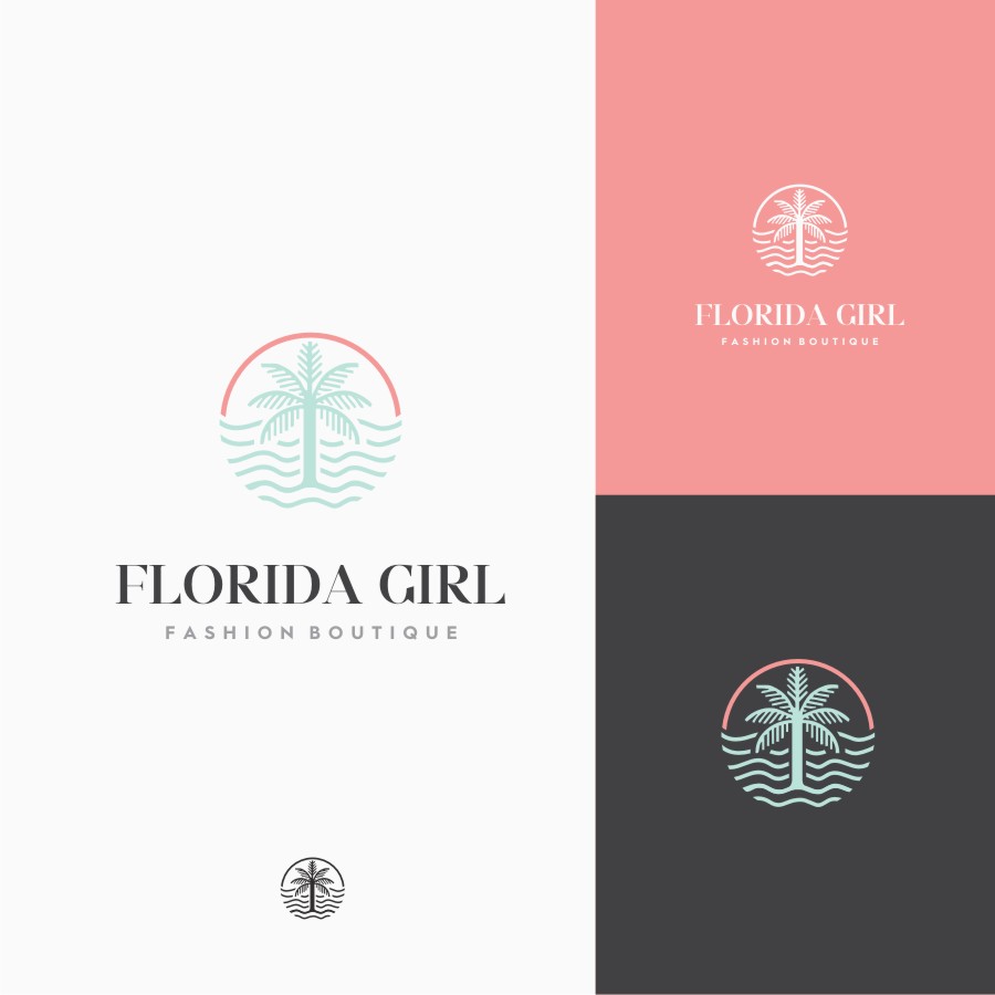 Logo Design by gray mind for Florida Girl Fashion Boutique | Design #30138844