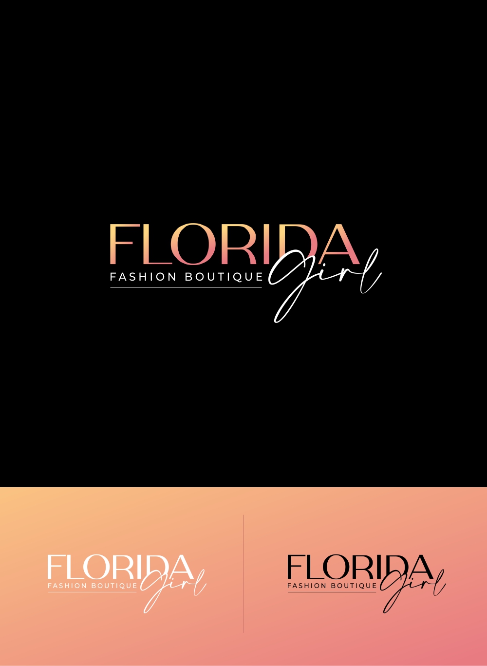 Logo Design by Eppeok for Florida Girl Fashion Boutique | Design #30098345
