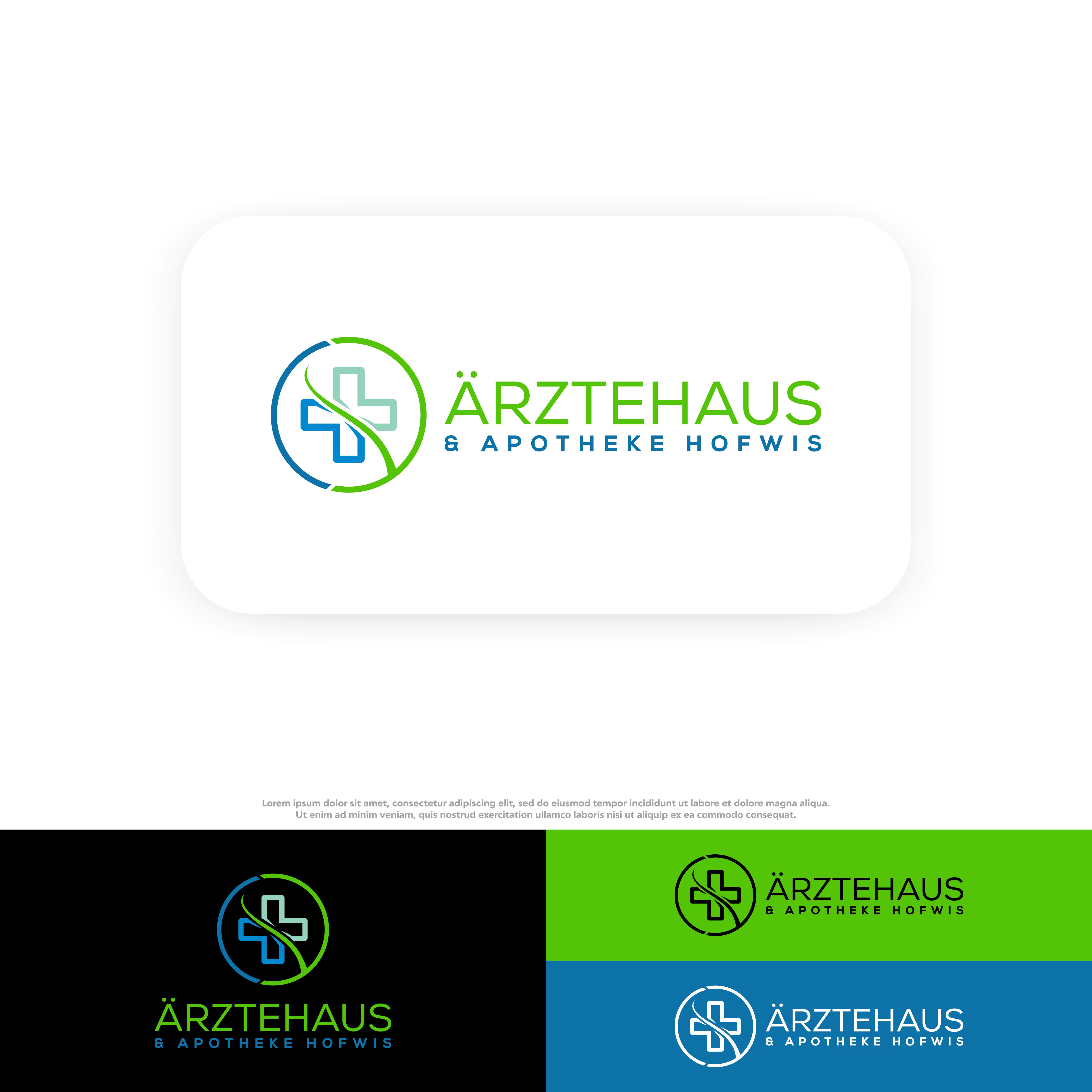 Logo Design by QILLASOFT-Design for Ärztehaus & Apotheke Hofwis | Design #30102790