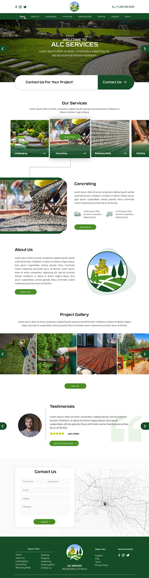 Web Design by pb for this project | Design: #30113257