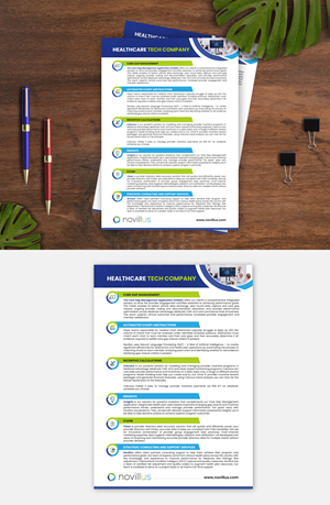 Diseño de Flyer por debdesign para Novillus, LLC | Diseño: #30104956