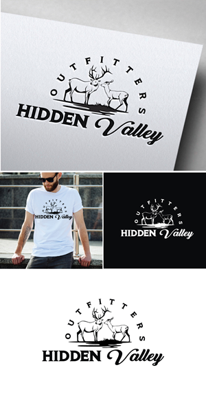 Logo Design by Om Namah Shivay for Hidden Valley Outfitters | Design #30112702