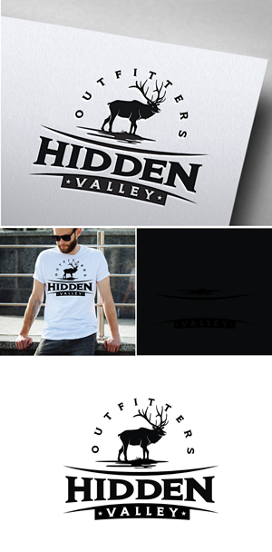 Logo Design by Om Namah Shivay for Hidden Valley Outfitters | Design: #30112706