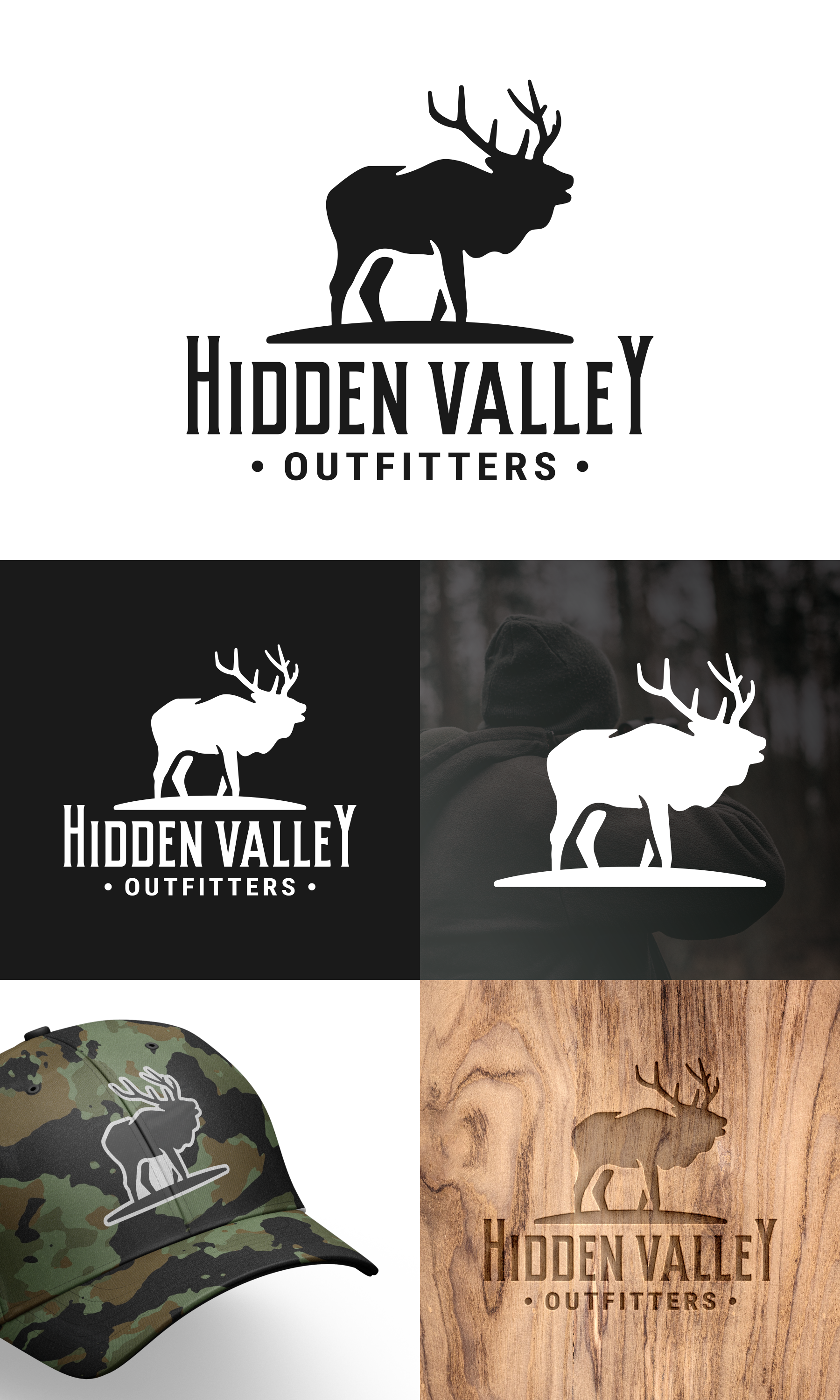 Logo Design by Aezakmi for Hidden Valley Outfitters | Design #30124054