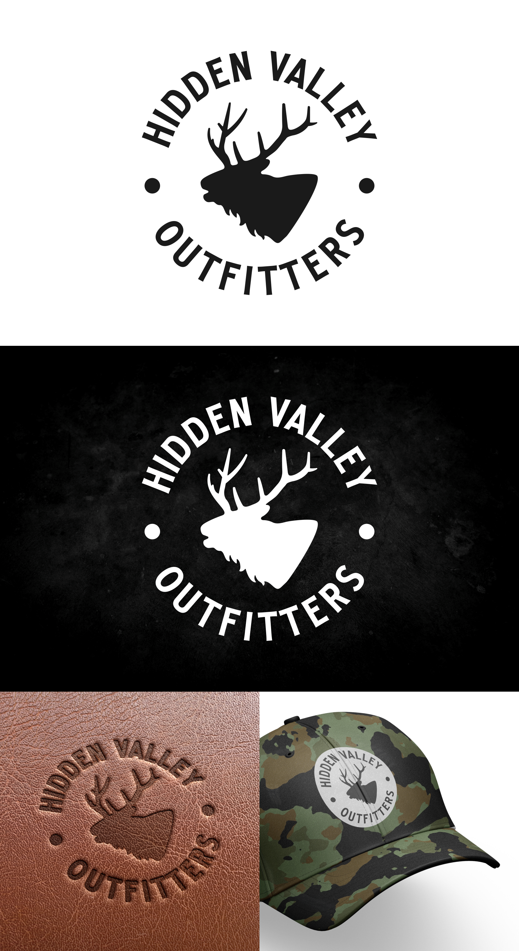 Logo Design by Aezakmi for Hidden Valley Outfitters | Design #30135655