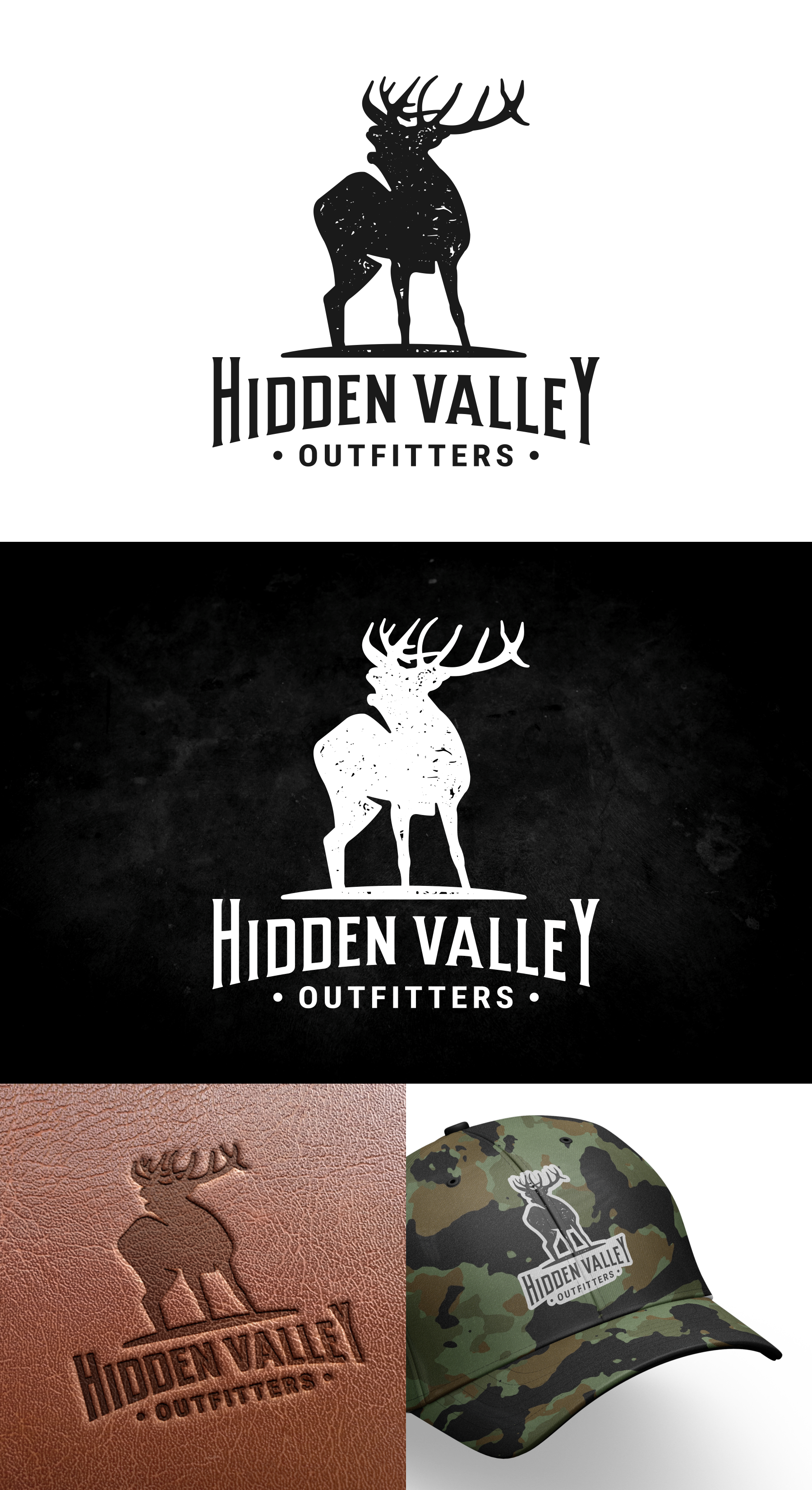 Logo Design by Aezakmi for Hidden Valley Outfitters | Design #30135656